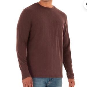 Wrangler Men's Long Sleeve Comfort Thermal Pocket Work Tee 985